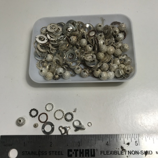 3mm - 12mm Copper,Stardust, and Silver Rings
