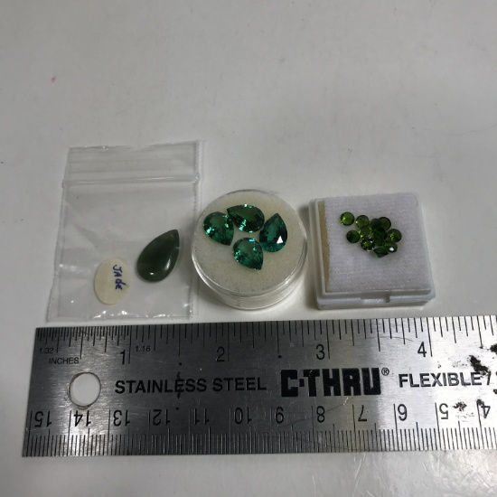 Green Chrome Diopside: Jade