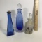 Lot of Glass Decanters with Glass Stopper/Cork Stopper