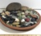 Bowl of Carved and Misc Collectible Stones