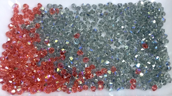 Lot of 3mm Swarovski Crystal Beads