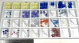 Lot of Flower Shaped Beads in Multiple Colors
