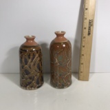 Pair of Pottery Oil Diffusers