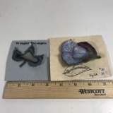 Pair of Hand Crafted Pins