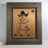 Handmadde Wooden Framed Picture