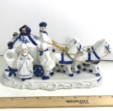 Horse and Buggy Figurine