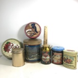 Lot of Metal Advertisement Tins