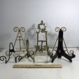 Lot of Picture/Plate Stands