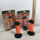 Lot of Four Refillable Butane Mini Torches