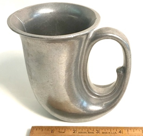 Vintage Pewter Wilton Armetale RWP Horn Mug