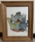 Nice Handmade Framed Embroidered Picture   