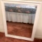 White Wooden Framed Mirror 