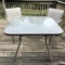 Outdoor Glass Table with Two Chairs   