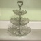 3 Tier Glass Serving Tray