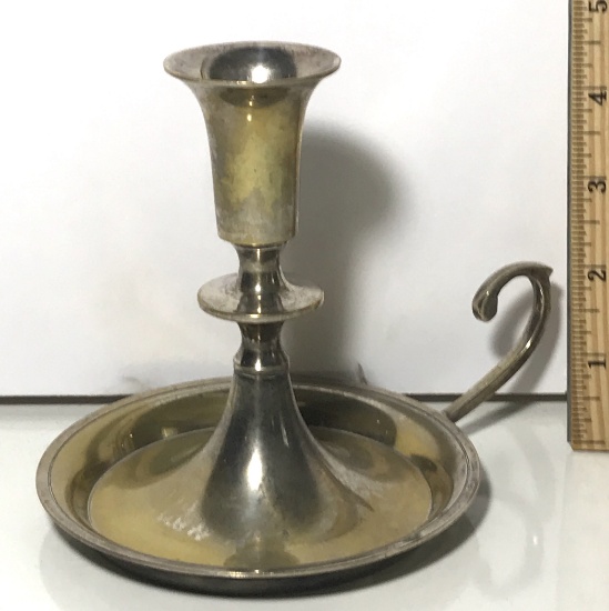 Silver Plated Vintage Candle Holder