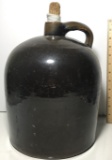 Vintage Pottery Whiskey Jug with Corn Cob
