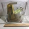 Acrylic Display Tub of Assorted Glass and Beading Tools
