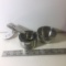 Lot of New Stainless Steel Measuring Cups and Bowl