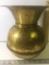 Brass Spittoon with Union Pacific Train