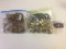 Lot of Wood Roble Wheel Strands, and Jewelry Supplies