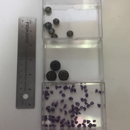 Amethyst Chips, Miscellaneous Beads