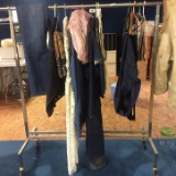 Rolling Clothing Rack with Asst. Clothing
