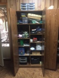 Storage Cabinet and Contents