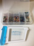 Organizer Tray of Assorted Beads and Component Counter