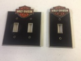 Lot of 2 Harley Davidson Light Switch Covers