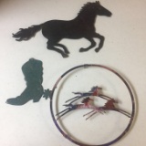 Horse Theme Custom Made Metal Decor