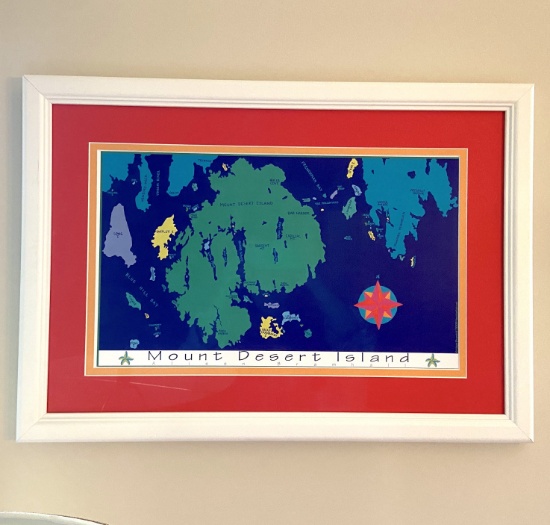 “Mount Dessert Island” Alison Bramhall 2009 Framed Print