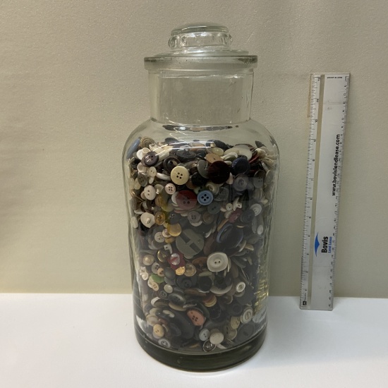 Huge Jar of Misc Buttons