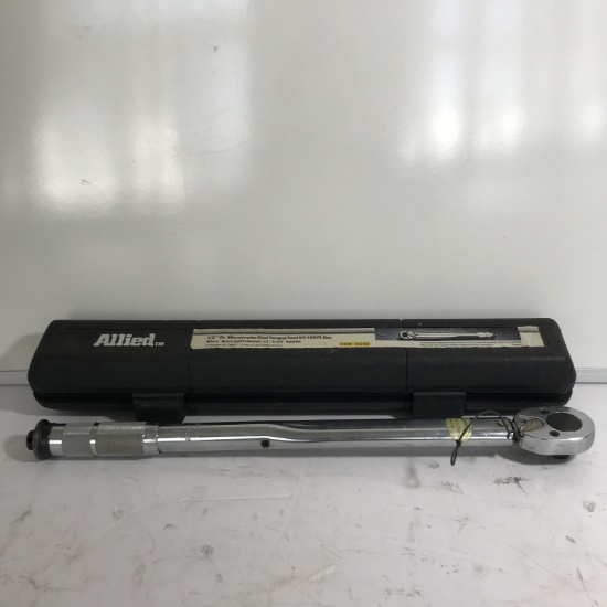 Allied 1/2" Drive Dial Micrometer Torque Wrench