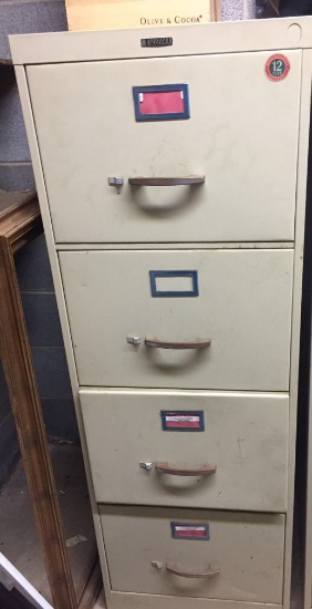 Metal 4 Drawer Filing Cabinet Anderson Hickey Co