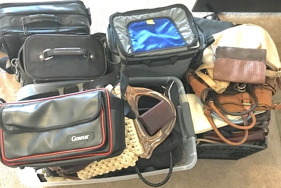 Large Lot of Purses, Wallets, and Bags