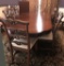 Beautiful Vintage Mahogony Dining Table (1 leaf) w/ 8 Ribbon Back Chippendale Style Chairs