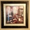 Framed & Matted Piano in Parlor Print