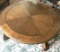 Round Wood Table w/ Built In Lazy Susan Center