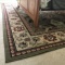 Pretty Area Rug in Green, Ivory & Mauve