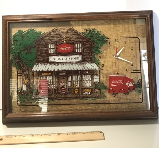 Vintage Style Coca-Cola Advertisement Clock by Hanover Clocks