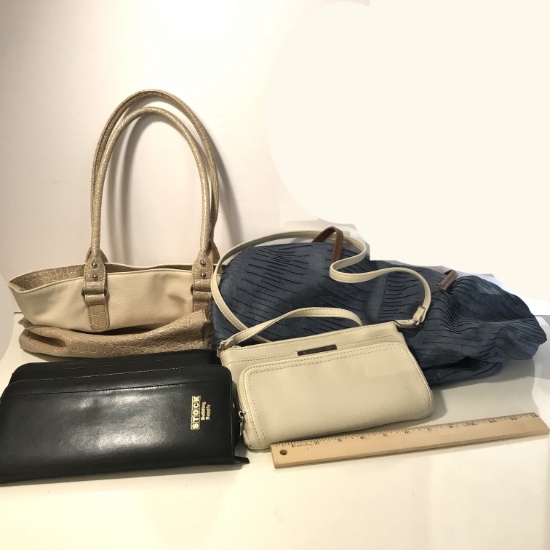 Three Purses and Two Wallets