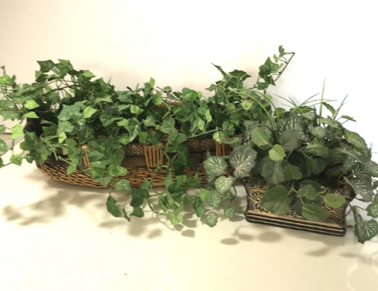 Beautiful Ivy Artificial Arrangements in Planters