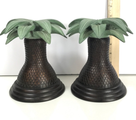 Pair of Palm Tree Bookends