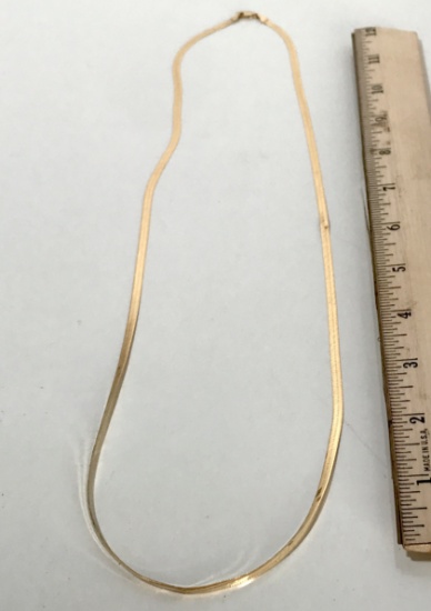 30" 14K Gold Necklace Made in Italy