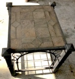 Nice Tile Top Metal Garden Table 