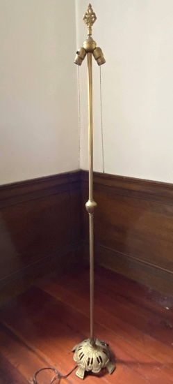 Antique Brass Finish Floor Lamp
