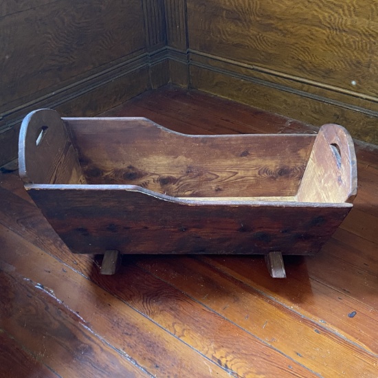 Early Wooden Cradle