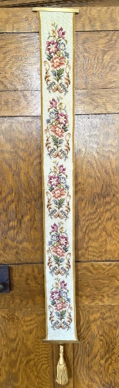 Beautiful Needlepoint Bell Pull