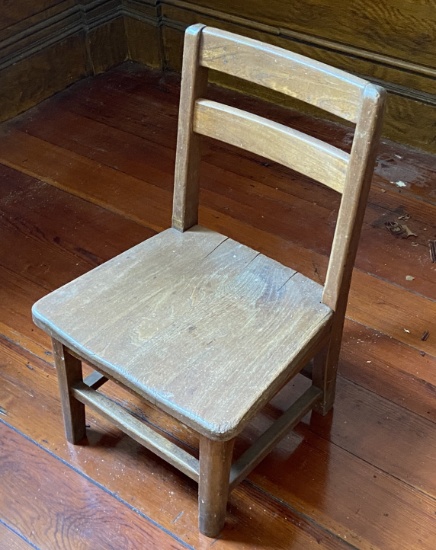 Early Wooden Children’s Chair