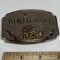 Gold Tone World War II Belt Buckle